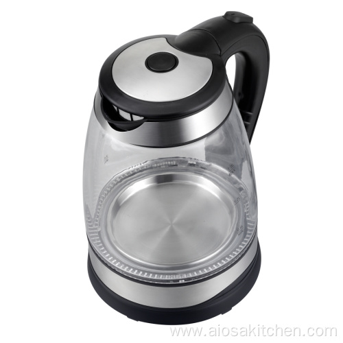 1.8L Cordless Fast Boil high Borosilicate Glass Kettle